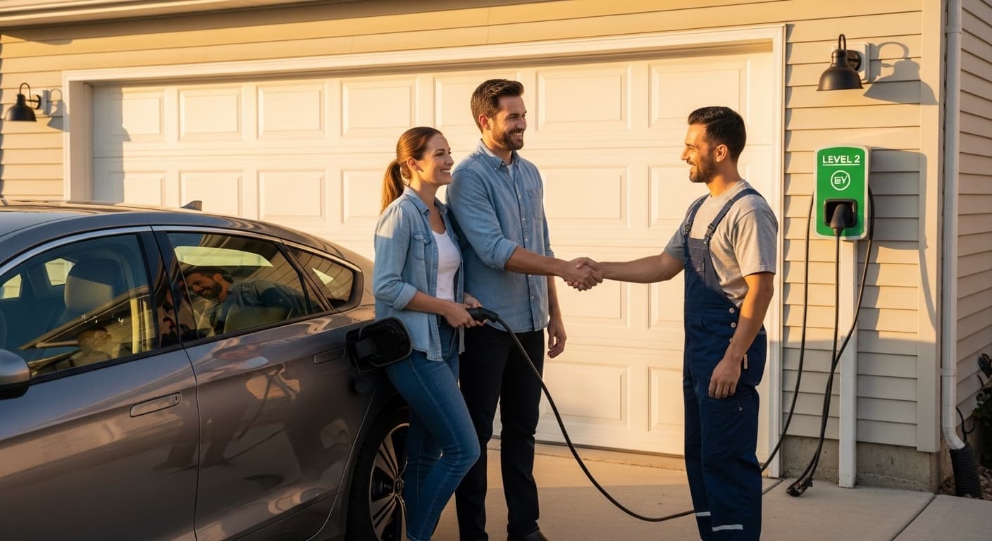Bloomington EV charger installation